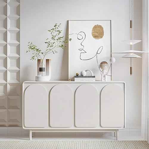White Wallpaper Peel and Stick, Material Thickened Contact Paper, Self Adhesive Removable Wall Paper for Wall Decoration Rooms Kitchen Countertop Cabinet Modern Vinyl Wrap 17.7" x 118"