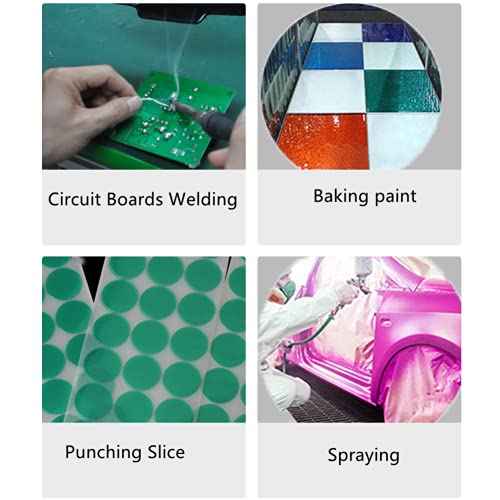 MISSYOUNG Resin Tape for Epoxy Resin Molding, Thermal Adhesive Tape Green Polyester HighTempeprature Masking Tape Green High Heat PET Tape for Painting, Anodizing, Circuit Boards (2 in x 108 FT)