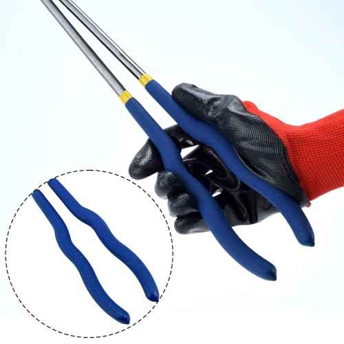 16-Inch Long Reach Pliers Set - Multi-Purpose Straight & Bent Nose Pliers (3PCS)