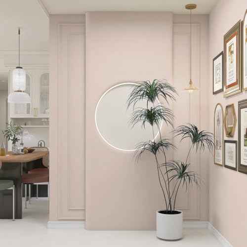Light Pink Wallpaper Peel and Stick Pink Contact Paper 15.7inch x 118.1inch Pure Pink Peel and Stick Wallpaper Shelf Liner Bedroom Self Adhesive Decorative Paper Cabinets Removable Vinyl