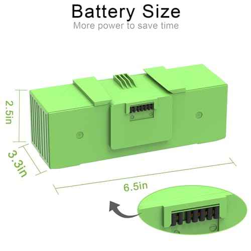 Dentsing 14.4V ABL-F Battery for iRobot Roomba i3 i3+ 3150 i4 i4+ 4150 i7 i7+ j7 j7+ 7158 7150 7550 7558 i8 and e5 5150 e5150 e6 e6198 Replacement Battery for Roomba i & e & j Series 64.2Wh 4460mAh
