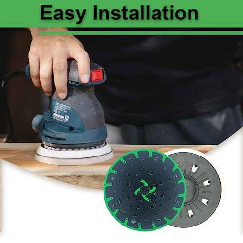 Upgraded 202461 Soft Sanding Pad Compatible with Festool RO 150 FEQ Sander, 6-Inch 150mm, 1Pack