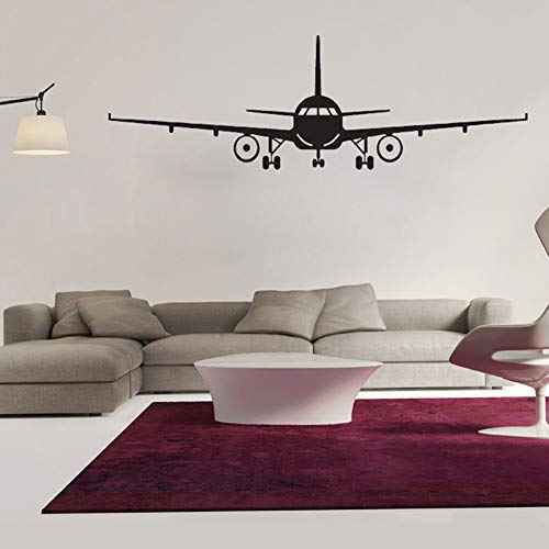 Airplane Wall Stickers DIY Airplane Wall Stickers Boys Art Decorative Wallpaper Biplane Silhouette Stickers Suitable for Families Children's Rooms Gifts for Boys