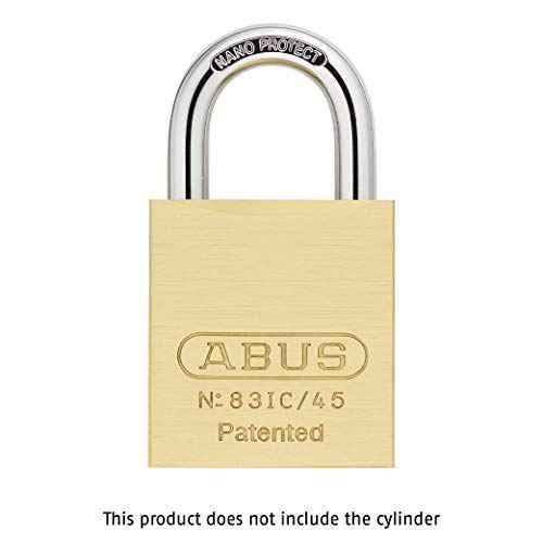 ABUS 83IC/45 Small Format Interchangeable Core Padlock - Core/Cylinder Not Included