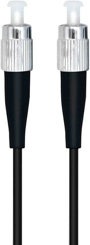 Jeirdus 15M FC to FC Outdoor Armored Simplex 9/125 SM Fiber Optic Cable Jumper Optical Patch Cord - 49ft Singlemode