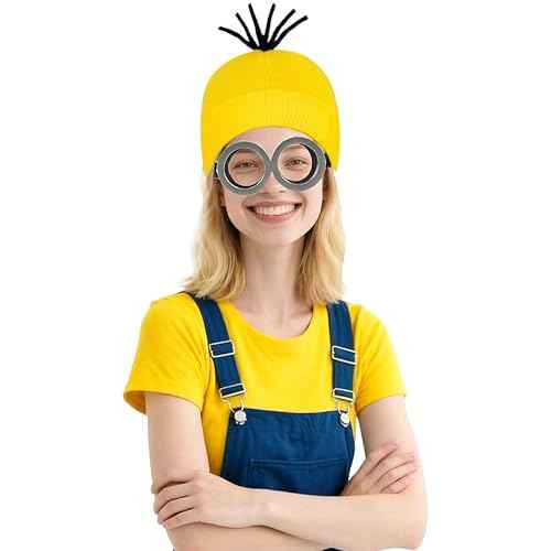 2 Pack Halloween Goggles for Adult Kids Round Goggles Glasses Costume Accessories for Men Women Cosplay Party Set