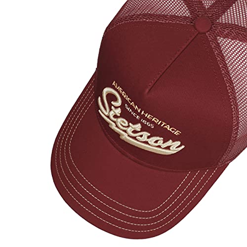 Stetson Since 1865 Trucker Cap Men red One Size