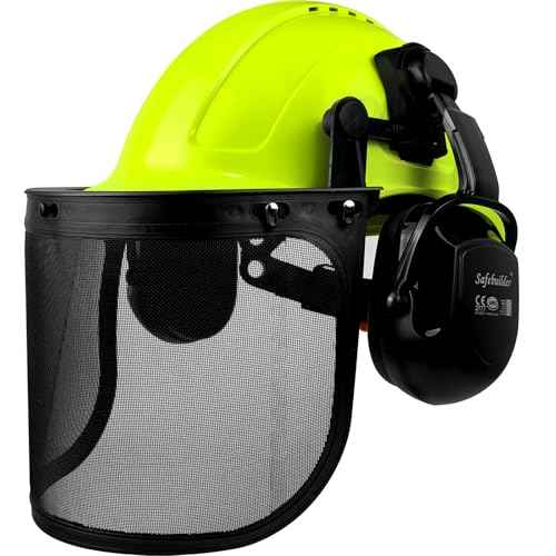 Q20X Forestry Safety Helmet 3 in 1 Chainsaw Arborist Helmet with Face Shield Ear Muffs Hearing Protection Hard Hats ANSI Z89.1 OSHA