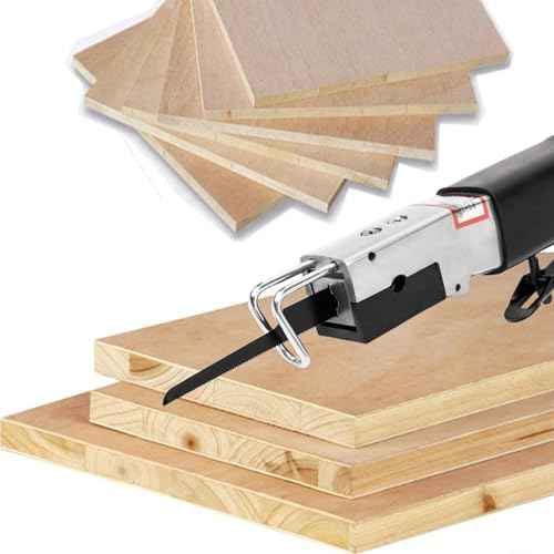 Air Powered Mini Reciprocating Body Saw With 6pcs 18T, 24T, 32T Blades - Lightweight, High Efficiency Pneumatic Tool for Metal Cutting and Auto Work
