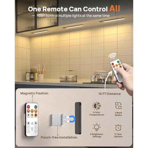 Under Cabinet Lights, 80 LED Motion Sensor Light Indoor,4000mAh USB Rechargeable Closet Light with Remote Control,3 Color Temps Wireless Under Counter Lights for Bedroom,Kitchen,Stairs,4 Pack