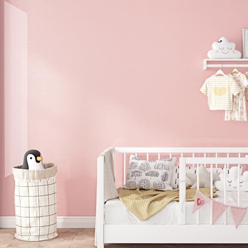 15.8''x80'' Glossy Pink Contact Paper for Countertops Shiny Pink Peel and Stick Wallpaper Self Adhesive Glitter Contact Paper for Cabinets Bathroom Dresser Table Vinyl Film Wall Stickers