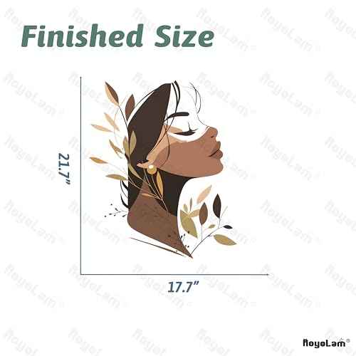 Boho Woman Wall Decals Removable Modern Feminine Vinyl Stickers for Living Room Girls Bedroom and Office Decor Peel and Stick Minimalist Wall Art