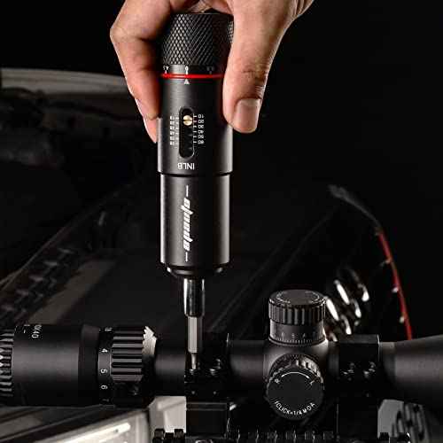 EPAuto Manual Wrench Screwdriver for Firearms | Bike Gears, 10-65 in/Lbs - 10 Bits, Black