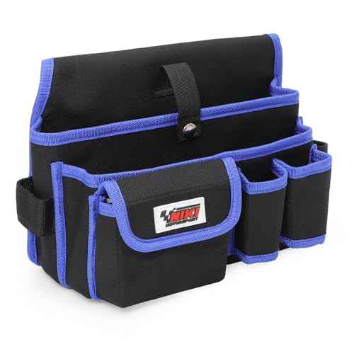 Tool Belt,600D Water-draining Oxford Cloth Tool Belts for Men,Electrician Tool Belt Widely Applied to Repairmen,Electrician,Carpenter,Construction (7 pockets)
