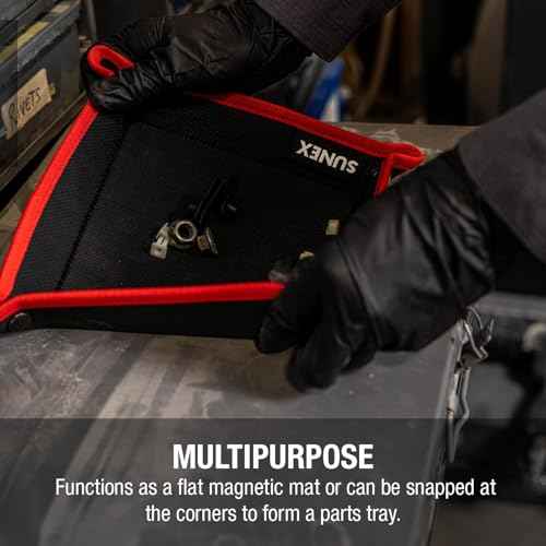 Sunex 10¡± x 10¡± Folding Magnetic PVC Tray