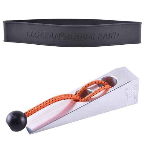 Firefighter Helmet Band And Wedge Combo, Sturdy 6061-T6 Aluminum Wedge for Firefighter to Pair Halligan Pro-bar and Fubar Tool, Elastic and Enhanced Rubber Fire Helmet Strap to Hold Firefighting Tools