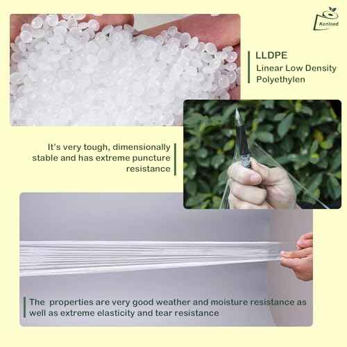Nursery Grafting Tape, Buddy Tape for Fruit Trees/Plant Self-Adhesive PE Stretchable Film for Grafting and Budding -Garden Grafting Tool (3CM(1-1/5") W, 2 Roll)