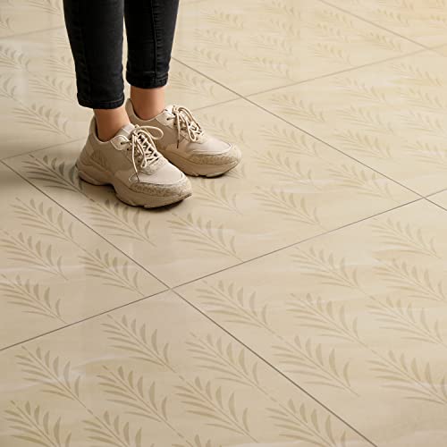Fern Wall Stencils for Painting Large Pattern 12" x 12", Reusable Large Stencils for Painting Wall, Simple Floor Stencils Wall Stencils for Decor