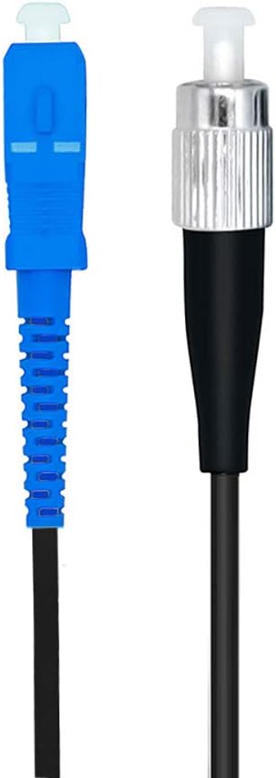 Jeirdus 3M SC to FC Outdoor Armored Simplex 9/125 SM Fiber Optic Cable Jumper Optical Patch Cord Singlemode 3Meters 10ft SC-FC