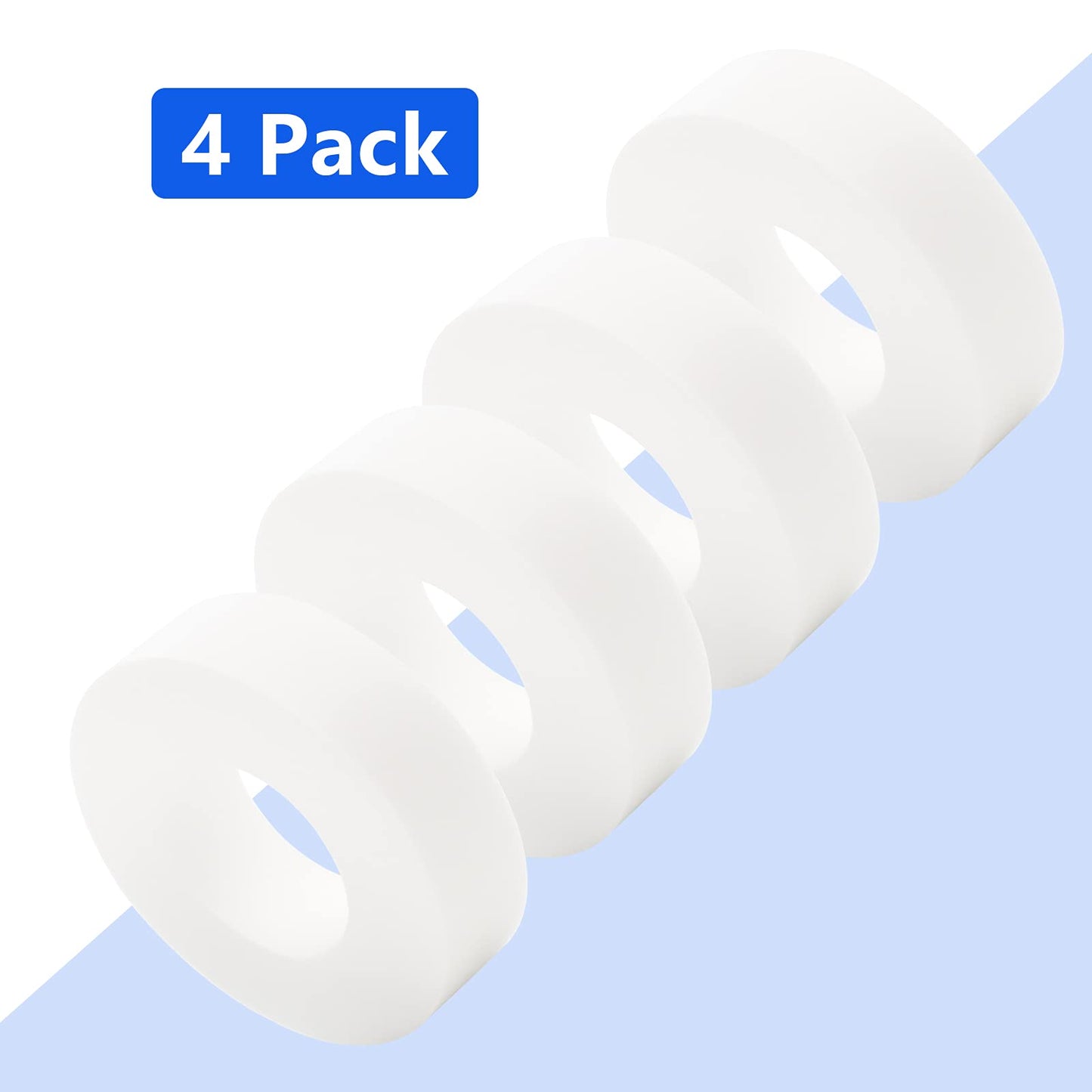 Pool Cleaner Climbing Rings for Dolphin Maytronics Nautilus Robotic Replacement Part 6101611-R4, Fits M200/M400/M500, Nautilus/CC Plus DX3/DX4/DX6, Ultimate Wall Adhesion Perfect Match (4 Pack)