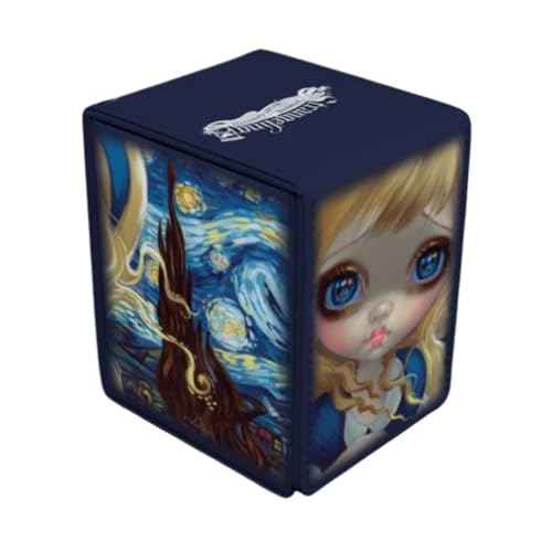 Ultra Pro - Jasmine Becket-Griffith Alcove Flip Deck Box for Tate Licensing, Premium Fantasy Art Gaming Accessory Magnetic Closure Deck Box Artist Collaboration Merchandise