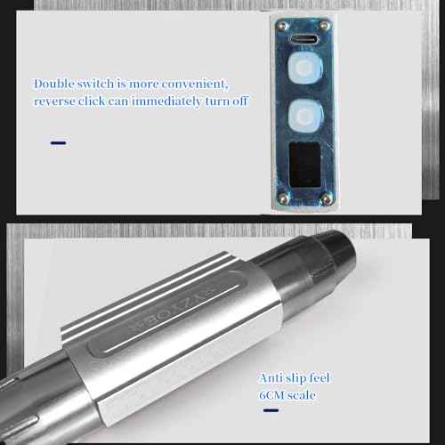 Six in One Jade Recognition Strong Light Flashlight, LED Outdoor Mineral Gemstone Crystal Beeswax Detection Light, White Yellow Red Blue Light 395nm and 365nm UV Multi Source Flashlight.