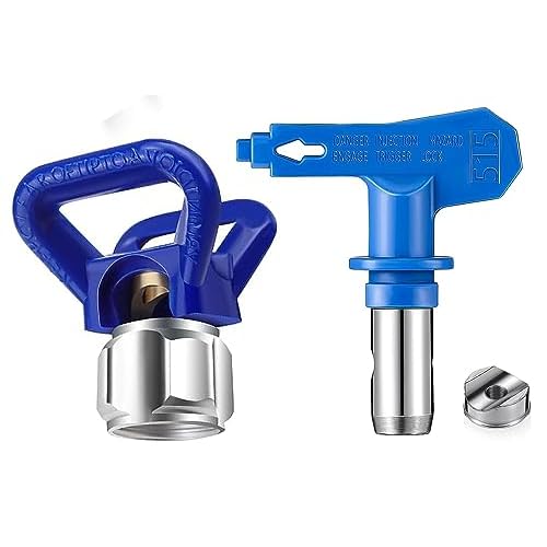 515 Airless Spray Paint Tip Nozzle Blue and Guard for Sprayer Sprayer Tip Guard Nozzle Seat