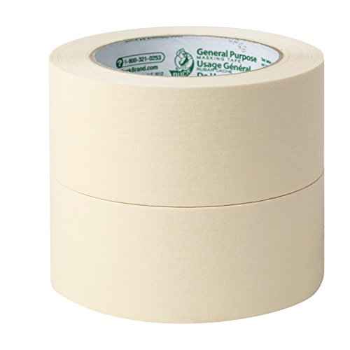 Duck Brand General Purpose Masking Tape - Beige, 1.88 in. x 60 yd., 2-Pack (241578)