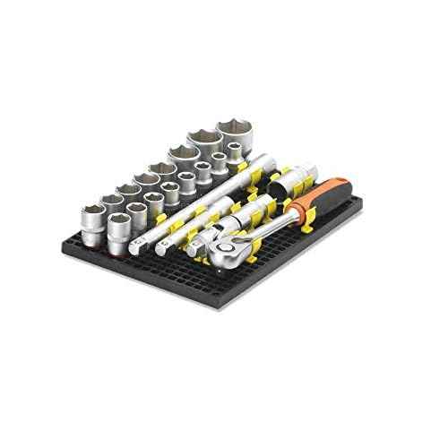 Organizer Genie - Four Black Pegboard Set to organize your Sockets, Wrenches, Pliers, Screwdrivers, Bits and All Other Tools