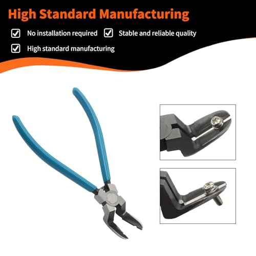 Mutipurpose Diagonal Cutting Pliers, Wire Flush Cutters Stripper, Car Trim Panel Clip Cutter Puller Fastener Rivets Removal tool