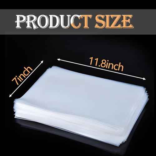 50 Pcs Paint Sprayer Cup Liners, 7.8'' X 11.8'' Transparent Paint Sprayer Bags for Wagner Paint Sprayers, Easy to Clean, Easy to Change Colors