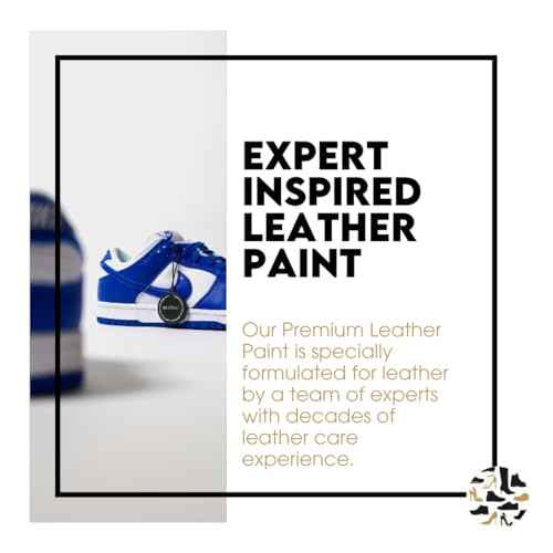 Shoe Clinic Leather Paint | 50ml / 1.7oz | Customize Shoes, Sneakers, Boots & More | Scratch & Peel Resistant | Quick Drying & Flexible | Available in 12 Colors