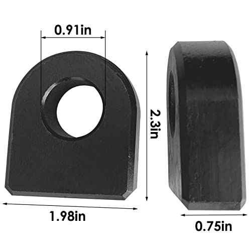 2 Pcs Weld On Shackle, Shackle/Clevis Mounts,for 3/4" Shackle,Sector