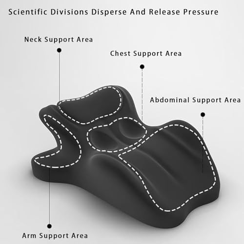 Ergonomic Couples Pillow, 27° Angle Perfect Position Butt Cushion for Couple, Pillows Memory Foam, Waist and Neck Support, Multi Position Comfort Perfect Position Instantly (Green)