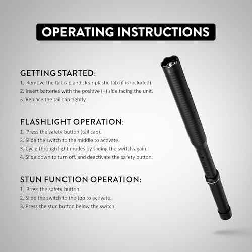 Guard Dog Security All-in-One, Stun Gun Flashlight for Self Defense