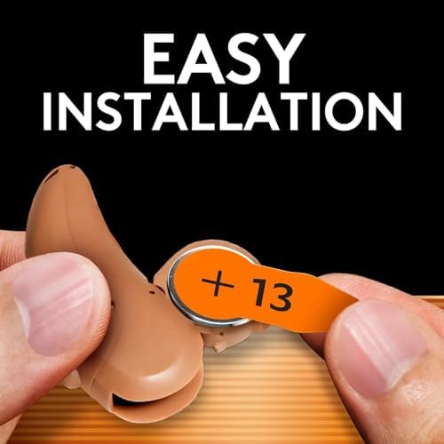 48 X Size 13 Duracell Activair (Da13) Easy Tab Hearing Aid Batteries