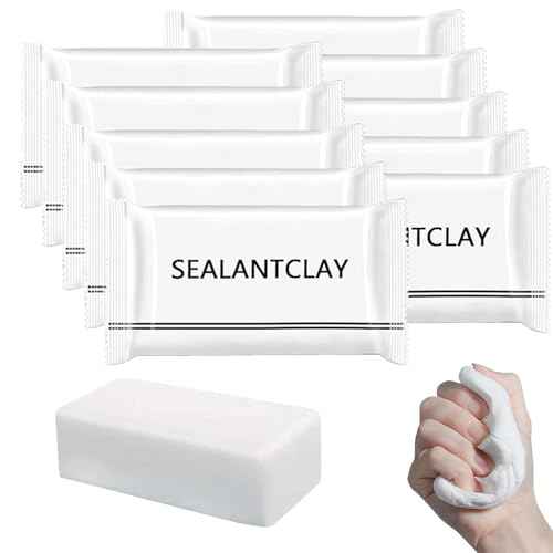 10 Pack Waterproof Sealant Mastic, 2025 New Repair Sealing Clay, for Wall Hole Repair, Air Conditioning and Drainage Pipes Quick and Easy Solution