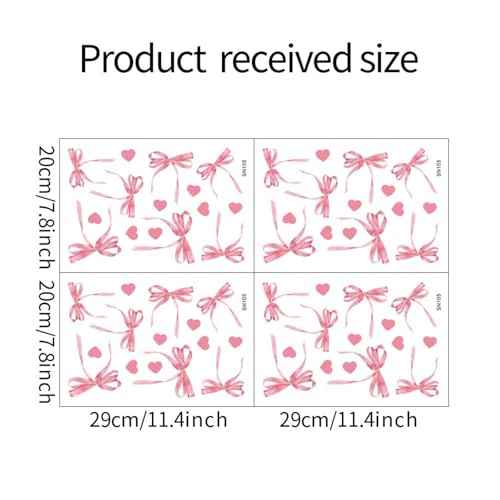 Pink Bow Wall Decals - Girl's Room & Nursery Decor - Wall Stickers for Girls