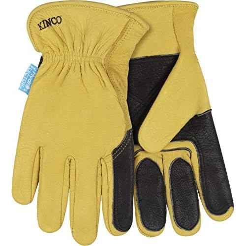 Kinco - Hydroflector Unlined Buffalo Leather Work Gloves, (387P)