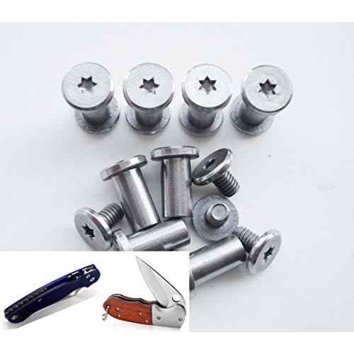 10 sets/lot Corby Fasteners - Assorted Diameters and Metals screws for Knifemakers Supply,DIY Knife handle stainless steel EDC screw Hunting Knives screws