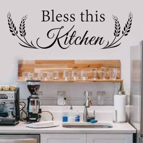 3 Set Kitchen Wall Decals Vinyl Wall Sticker Peel and Sticker Wall Decor for Dining Room Kitchen Home Restaurant.