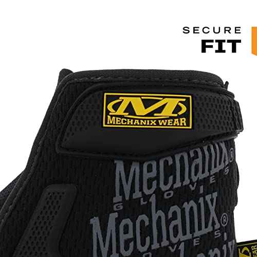 Mechanix Wear Material4x M-Pact Gloves - Abrasion-Resistant Gloves for Hand Safety - Machine Washable - Breathable - Secure Fit - Tear-Resistant - Durable - Brown/Black - Large