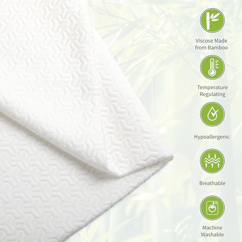 Wedge Pillow Cover for 24x21x8 Leg Elevation Cushion, Knee Pillow Cover, Hypoallergenic Replacement Pillowcase with Zipper & Pockets
