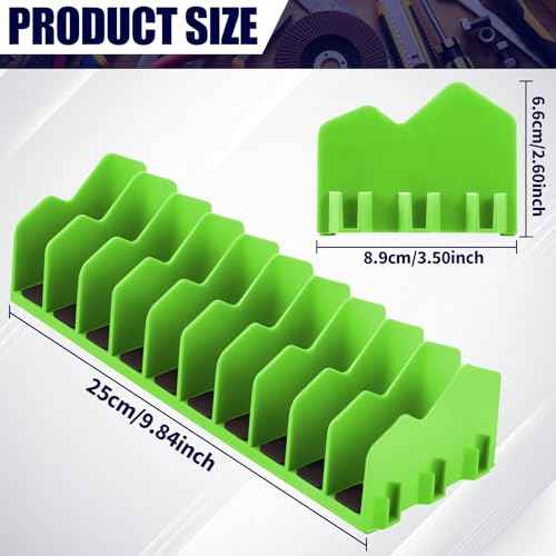 Plier Rack, 4 Pack Tool Drawer Organizer with Non-Slip Rubber Base, 10 Slot Pliers Tool Organizers for Toolboxes