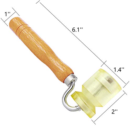 CARTINTS Rubber Seam Roller, Wallpaper Roller for Auto Car Audio Sound Deadening Application, Sound Heat Insulation Mat Wallpaper Application, Perfect for Processing Edges