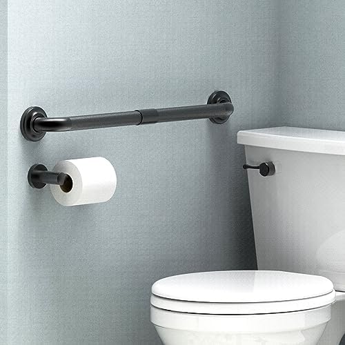 1-1/4" Knurled Grab Bar, ADA Compliant Bath Safety Shower Handrail, Bathroom Mobility Aid Handle for Seniors and Disabled, Heavy Duty 500lbs Support