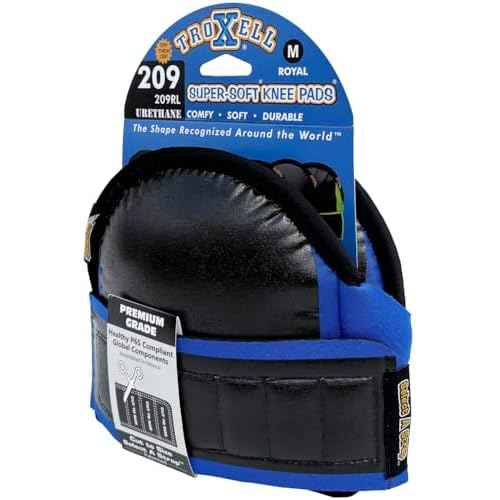 TROXELL USA Super-Soft Small Royal Knee Pads - Comfortable, Adjustable, Washable Kneepads