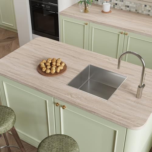 CRE8TIVE Beige Wood Wallpaper Peel and Stick Wood Grain Contact Paper Waterproof Light Wood Contact Paper for Cabinets Drawers 12"x80" Self Adhesive Wood Countertop Contact Paper for Kitchen Bathroom