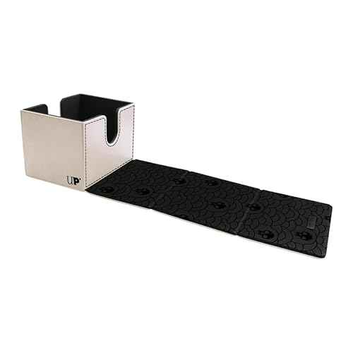 Ultra PRO - Mana 8 Alcove Edge Deck Box - Swamp for Magic: The Gathering, Store & Protect up to 100 Standard Size MTG Cards, Great for Commander Deck, Side Loading Deck Box, Premium Leatherette Finish