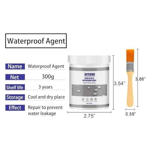 Super Strong Bonding Sealant - Invisible Waterproof Agent for Reliable Leak Repairs, Transparent Waterproof Insulating Adhesive for Wall Mending and Toilet Anti-Leak Coating,300g
